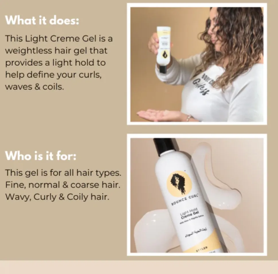 Bounce Curl | Light Hold Creme Gel /238ml