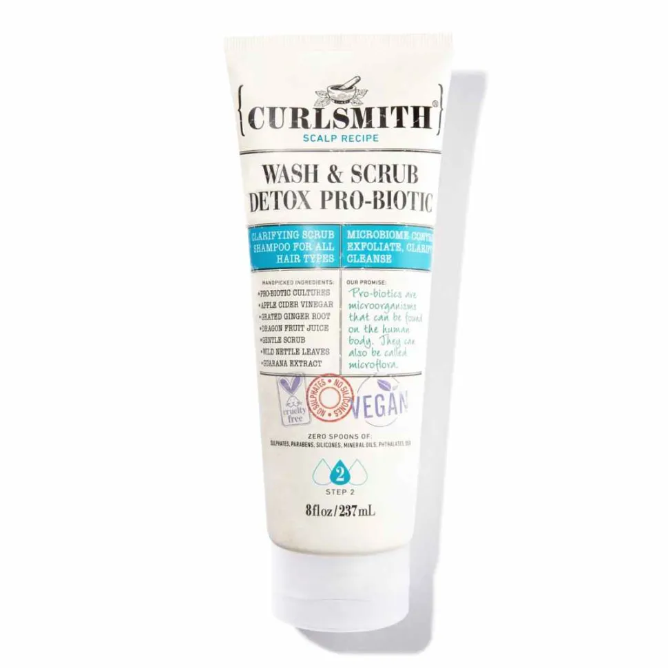 CURLSMITH | Wash & Scrub Detox Pro-Biotic Shampoo /237ml