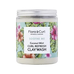 Flora & Curl | Coconut Mint Curl Refresh Clay Wash /260g