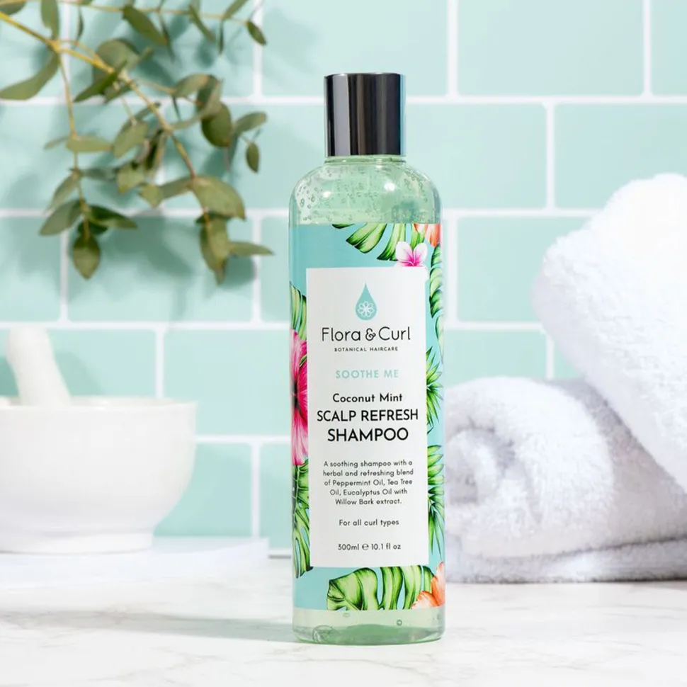 Flora & Curl | Coconut Mint Scalp Refresh Shampoo /300ml