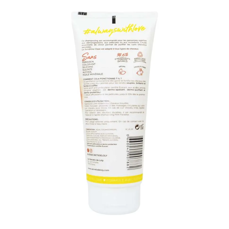 Les Secrets de Loly | Sunshine Clean Shampoo /ab 100ml