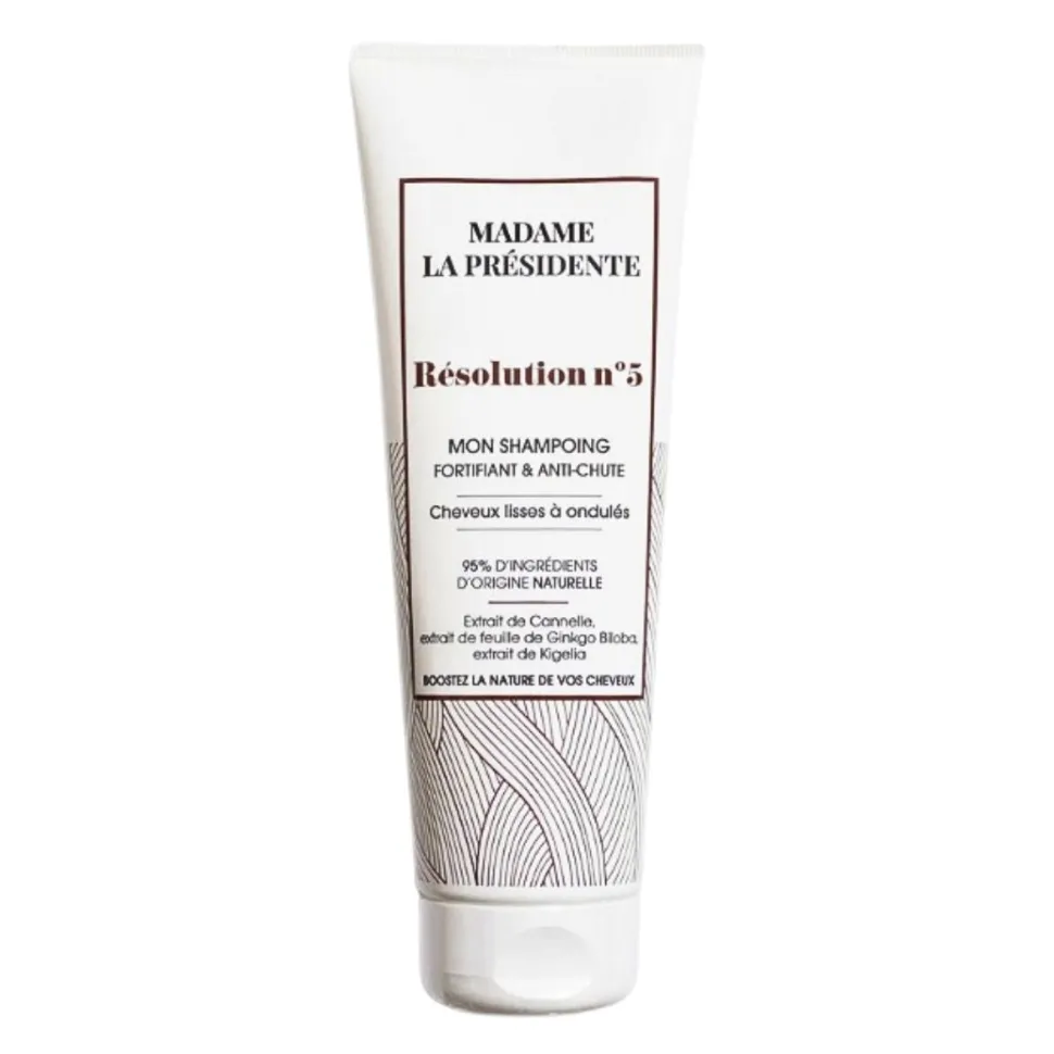 Madame La Présidente | RESOLUTION N°5 | Anti-Haarausfall-Shampoo für glattes und welliges Haar /250ml