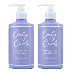 Only Curls | Purple Curl Cleanser & Conditioner Duo
