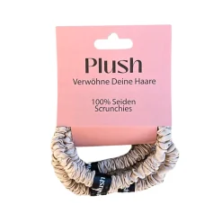 Plush | Kleine Seiden Scrunchies 4er Set