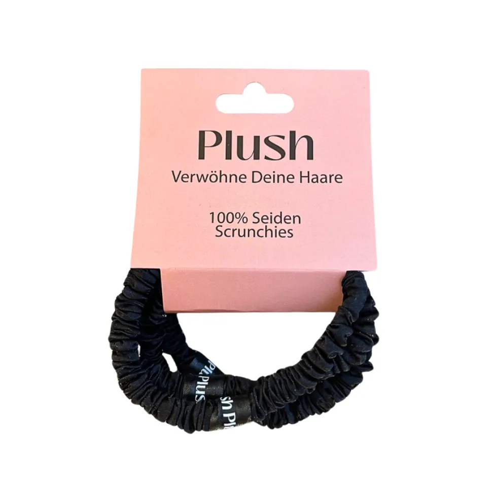 Plush | Kleine Seiden Scrunchies 4er Set