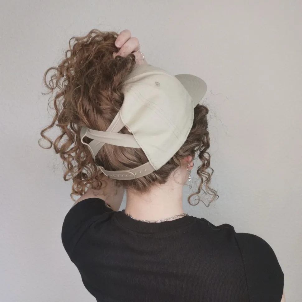 Plush | Satin Curl Cap - X-Öffnung