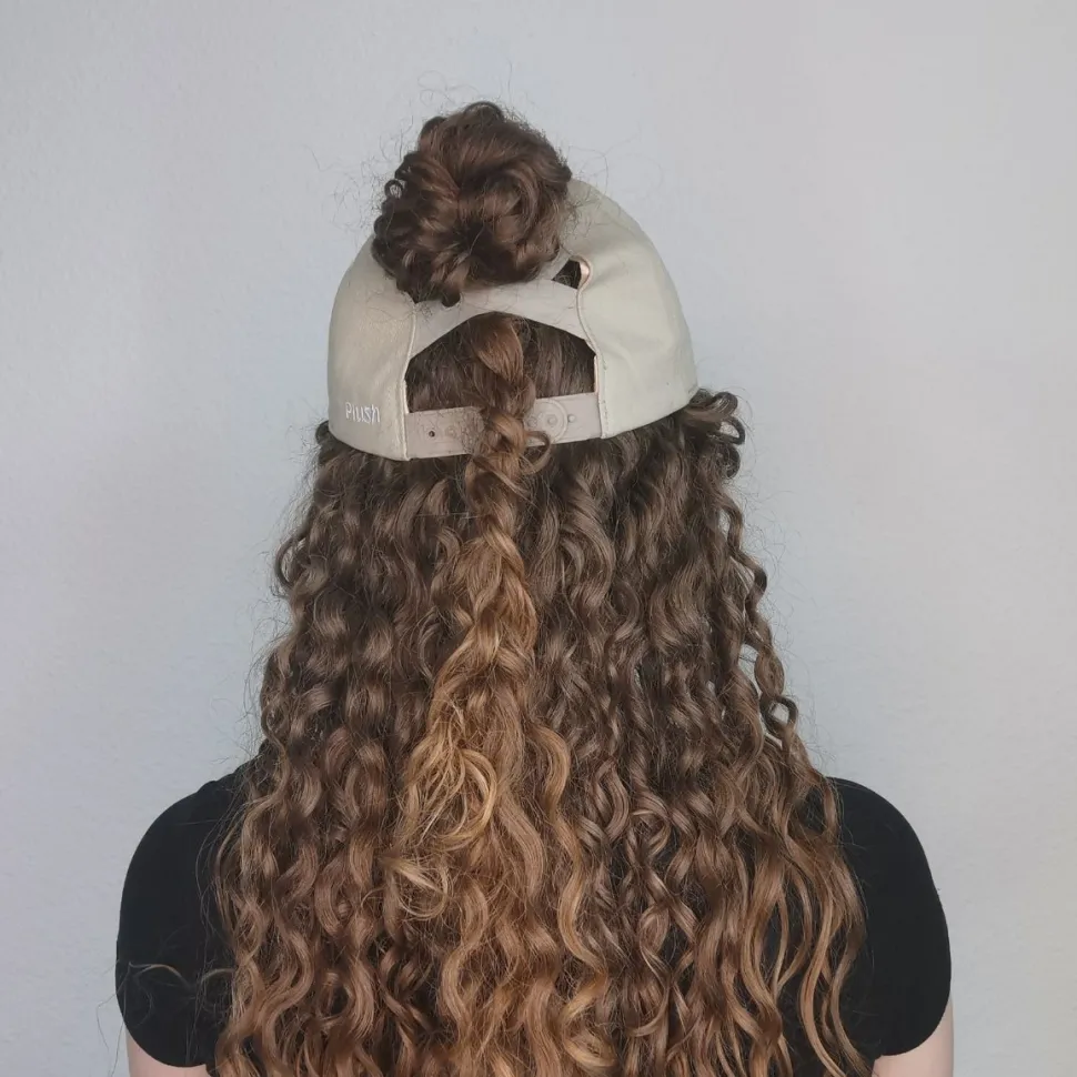 Plush | Satin Curl Cap - X-Öffnung