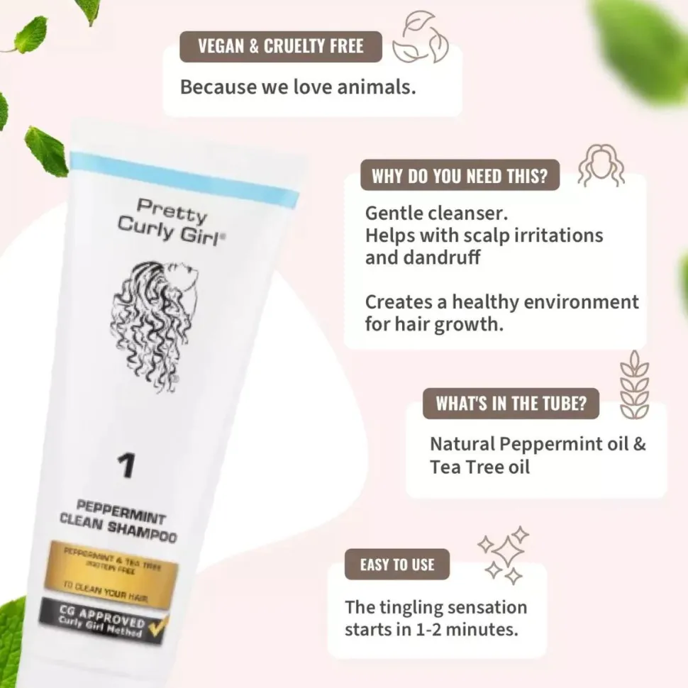Pretty Curly Girl | Peppermint Clean Shampoo /ab 100ml