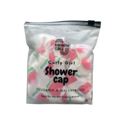 Rainbow Curls | Curly Hair Shower Cap