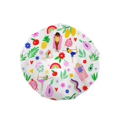 Rainbow Curls | Curly Hair Shower Cap