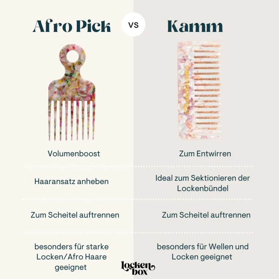 Rainbow Curls | Locken Kamm