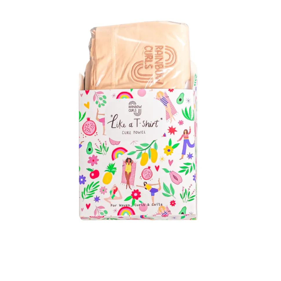 Rainbow Curls | 3x Like a T-shirt Locken Handtuch | Set Alle Farben